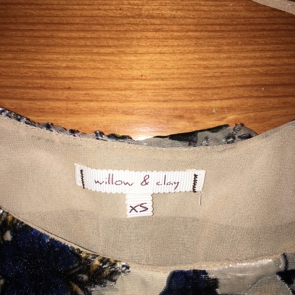 Willow and clay velvet cropped tank top - Picture 5 of 5